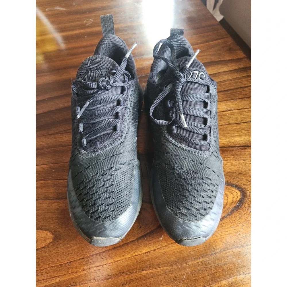 Size 5.5 (GS) - Nike Air Max 270 Low Triple Black